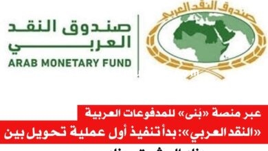 صورة صندوق النقد الدولي : بدء التشغيل الكامل لمنصة بني المدفوعات العربية التابعة للمؤسسة الإقليمية لمقاصة وتسوية المدفوعات العربية 